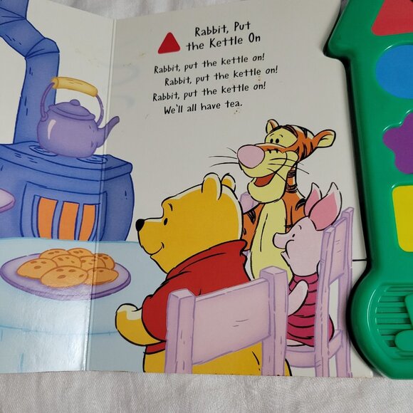 Disney Book Winnie the Pooh First Songs 1998 Hardback children's works see video - Picture 3 of 6